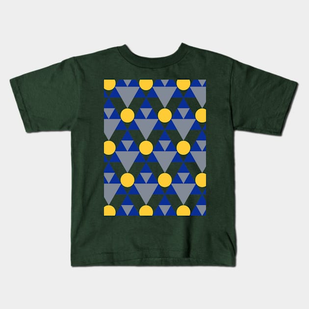 Modern Winter Pattern Kids T-Shirt by artsandherbs